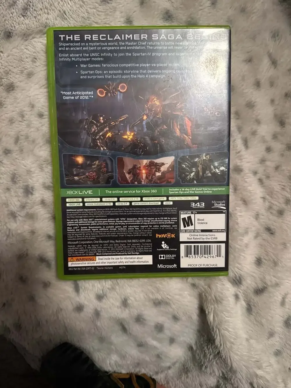 Halo 4 (Microsoft Xbox 360, 2012) 2-Disc Set